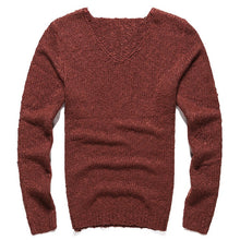 Mens Loose V-Ncek Pullover