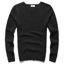 Mens Loose V-Ncek Pullover